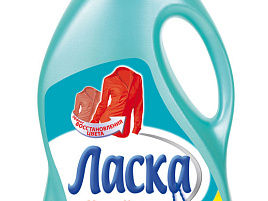 Стиральный порошок жидкий Ласка 1л Сияние цвета