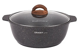 Жаровня 5л Kukmara жго52а/9253 granit ultra с/кр