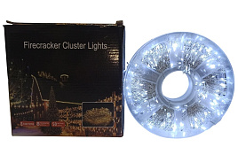 Электрогирлянда проволока 50м белая хвоя