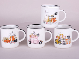 Кружка 310мл 7709 Микс