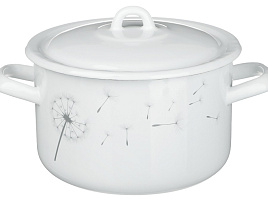 Кастрюля эмаль 2,9л 894-580 Одуванчик С-16111/4Э