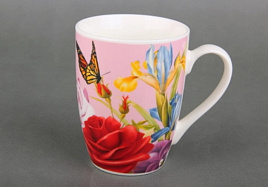 Кружка 340мл B023-A05353BC/249357 Алая роза