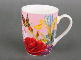 Кружка 340мл B023-A05353BC/249357 Алая роза