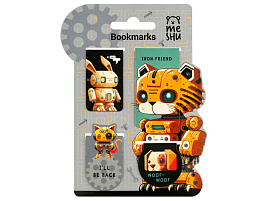 Закладки магнит. д/книг MESHU MS_58287 "Iron friend", 4шт., матовая ламинация