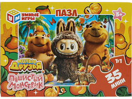 Пазл 35эл. Пушистый монстрик и милые друзья 1131