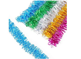 Мишура №23 М-132 серебро