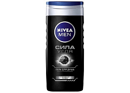 Гель для душа мужской Nivea Сила Угля 500мл