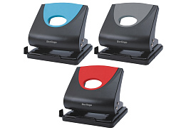 Дырокол Berlingo DDp_30168 "Office Soft" 30л., пластиковый, ассорти, с линейкой