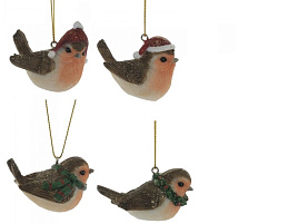 Подвеска полистоун Птичка 4*5,5см 763831