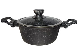 Кастрюля литой алюминий 1,9л ML-418 Millet гранит с/кр