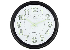 Часы настенные Atlantis 35*35 1420А10 черные
