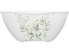 Миска пластик 3л 435247416/6056 PERFECT белый