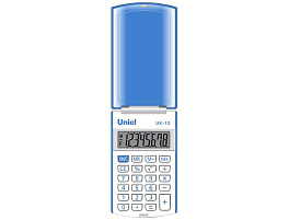 Калькулятор Uniel карманный UK-12 8 разрядов, 102х60х12 мм