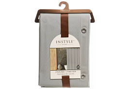 Шторка для ванной 180*180 ПЕВА серый матовый 507585/Y4-11167