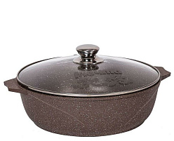 Жаровня 4л с/кр МЕЧТА Гранит Brown 34806/2596