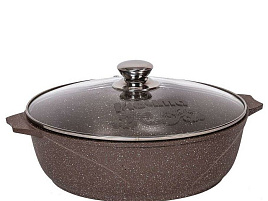 Жаровня 4л с/кр МЕЧТА Гранит Brown 34806/2596