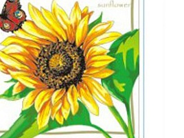 Салфетки 40л.Design Декоратив.подсолнухи