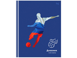 Дневник универс. Д5т48_лм_вл 64671 "Русский футбол", матовая ламинация, выб.лак