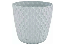 Кашпо цветочное 4,7л InGreen Wave 0025/9578 утренний туман
