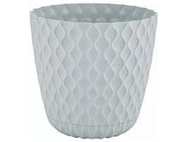 Кашпо цветочное 4,7л InGreen Wave 0025/9578 утренний туман