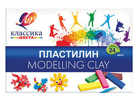 Пластилин 24цв. Классика 28С1642-08