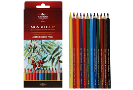 Карандаши цветные 12цв. KOH-I-NOOR 3716/12 Mondeluz акварельные