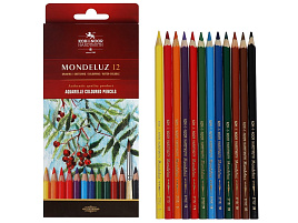 Карандаши цветные 12цв. KOH-I-NOOR 3716/12 Mondeluz акварельные