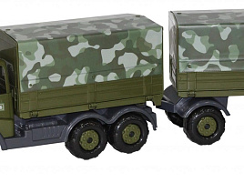 Автомобиль 48783 Муромец бортовой тентовый военный с прицепомм