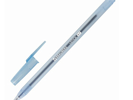 Ручка Brauberg 143442 "i-STICK" СИНЯЯ, пишущий узел 0,7 мм, линия письма 0,35 мм