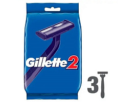 Станок для бритья Gillette-2 одн. 3шт.уп.2691