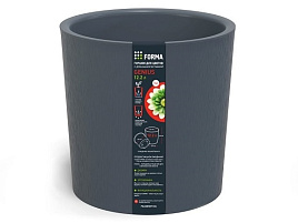 Кашпо цветочное 12,2л Genius 76705/7056 серое
