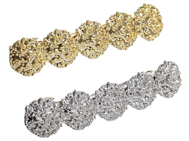 Автомат для волос 644-082 круги золото и хром