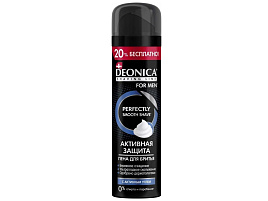 Пена для бритья Deonica 240мл М Акт.защита с углем 9271