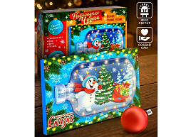 Набор для творчества 6487941 Ночник Снеговик