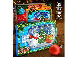 Набор для творчества 6487941 Ночник Снеговик