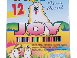 Фломастеры 12цв. Carioca Joy 40614 в карт. уп.