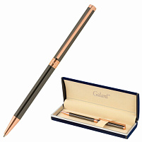 Ручка Galant подар. 143524 "ASTRON BRONZE", корпус металлический, детали розовое золото, узел 0,7 мм, синяя