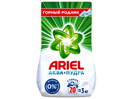 Стиральный порошок Ариэль Автомат 3000г Грный родник для цветного М