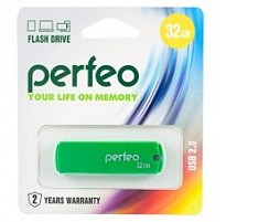 Флеш-драйв Perfeo USB 32Gb C05 зеленый