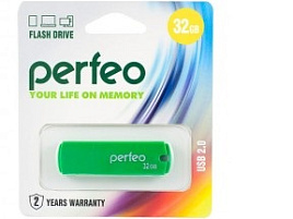 Флеш-драйв Perfeo USB 32Gb C05 зеленый