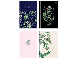 Блокнот 64л. BG ББ6т64_лм_тф 09877 "Beautiful flowers", А6, матовая ламинация, тиснение фольгой