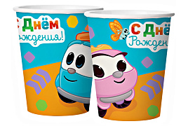 Стакан бумажный 501821 Грузовичек Лева 250мл 6шт.