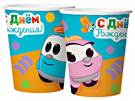 Стакан бумажный 501821 Грузовичек Лева 250мл 6шт.