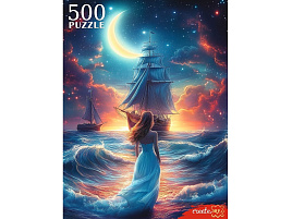 Пазл 500эл. Девушка у ночного моря Ф500-7615
