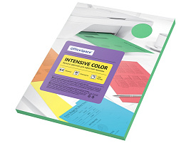 Бумага OfficeSpace IC_38228 "Intensive Color", А4, 80г/м2, 100л., (зеленый)