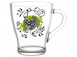 Кружка стекло 250мл 2018-Д Ягодный сад