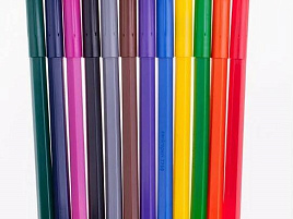 Фломастеры 12цв. Centropen 7790/12 "Washable", смываемые, блистер