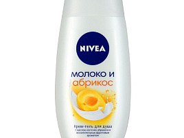 Гель для душа Nivea Молоко и абрикос 250мл.80745/5922