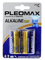 Батарейка Samsung LR14 2bl Pleomax