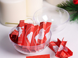 Подвеска пластик Шар ШС-9309 со свитками 30 вещей, которые нужно сделать в НГ